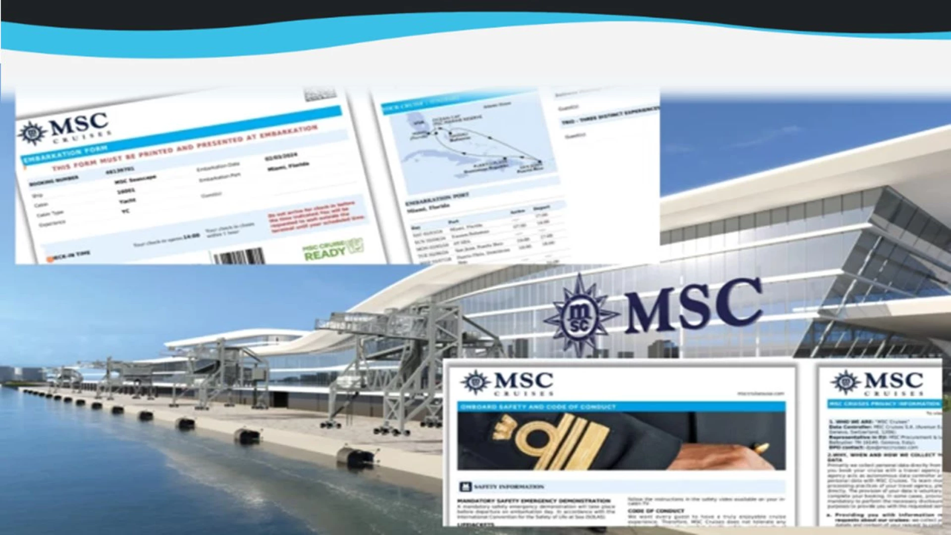 Novo E-ticket de MSC Cruzeiros